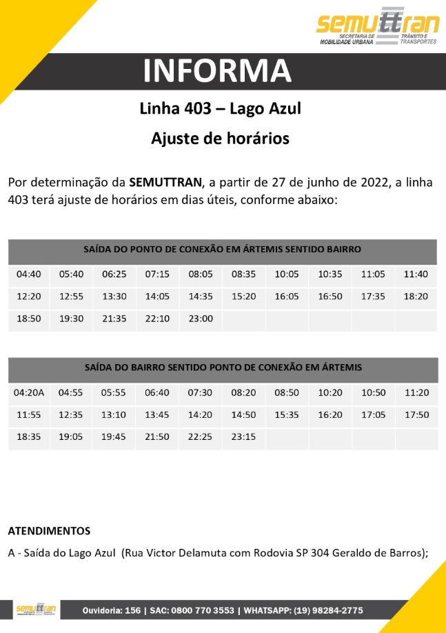 Semuttran - Secretaria Municipal de Trânsito e Transporte