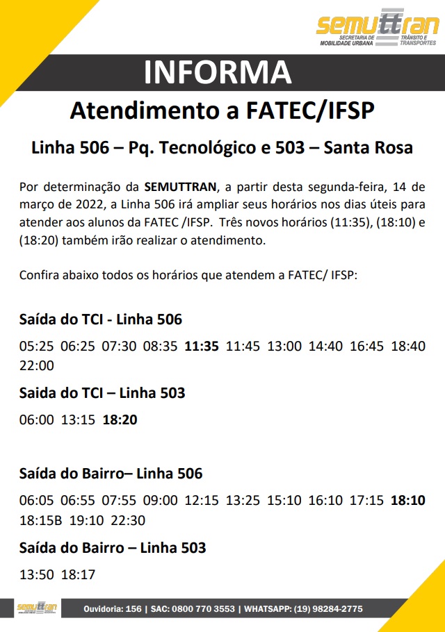 Semuttran - Secretaria Municipal de Trânsito e Transporte