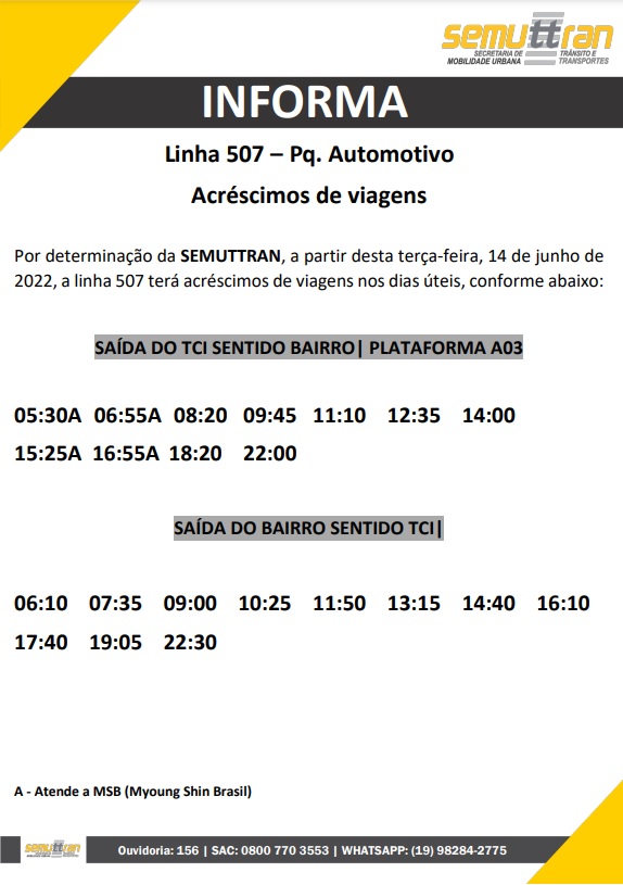 Semuttran - Secretaria Municipal de Trânsito e Transporte