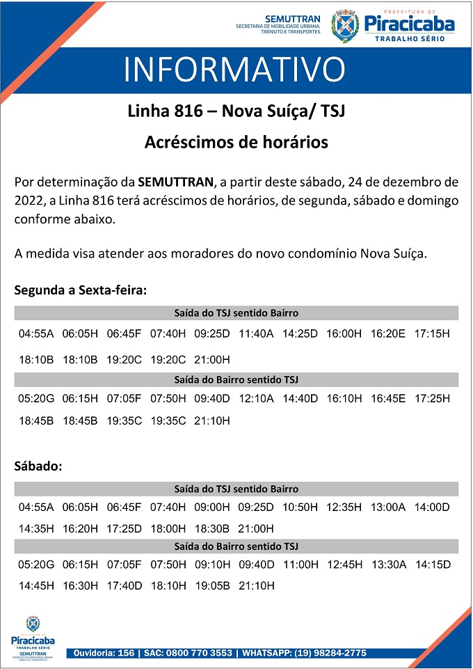 Semuttran - Secretaria Municipal de Trânsito e Transporte