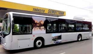 Via Ágil e Semuttran testam ônibus elétrico em Piracicaba